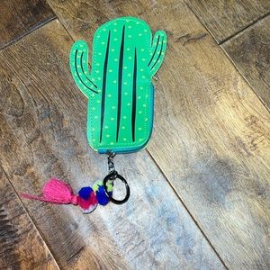 Cactus coin pouch